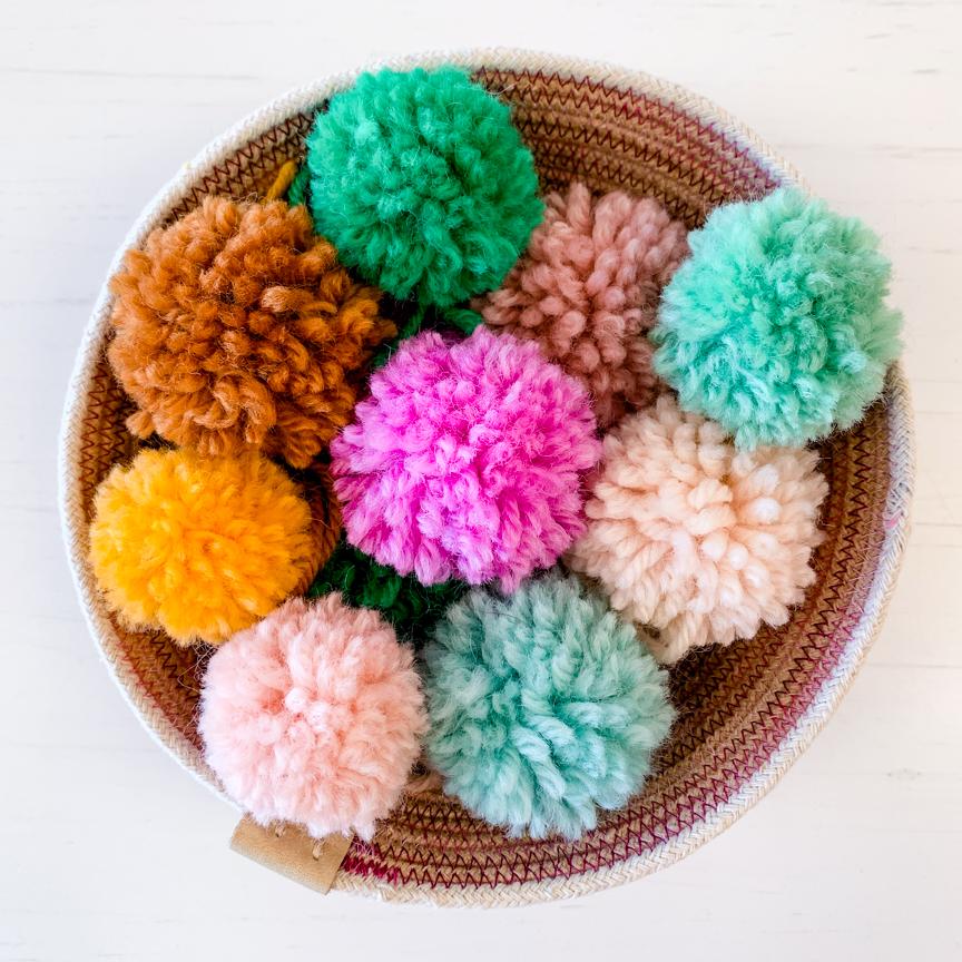 Pom Poms made my Pom Pom makers