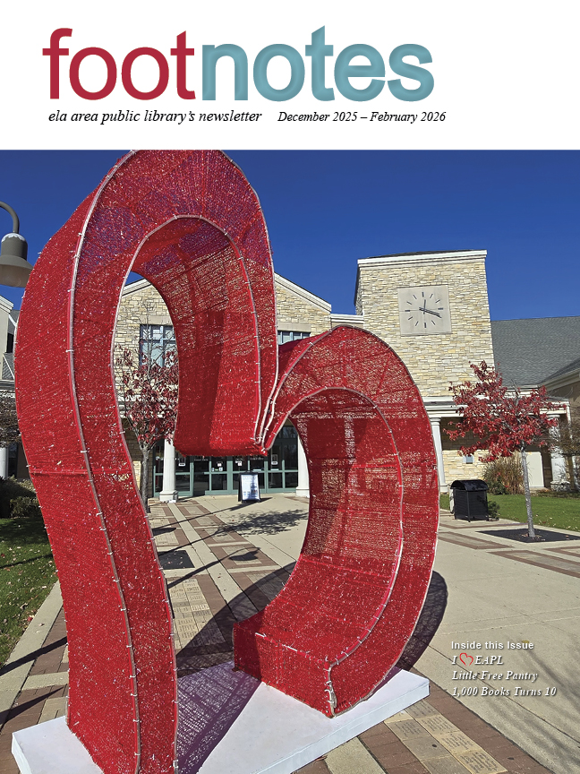 Image of Heart in Front of the Library