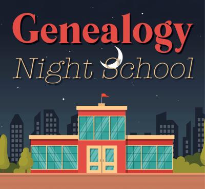 Image of a School at Night