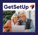 Image of Older Couple Looking at a Computer Screen