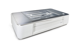 Laser cutting and engraving machine.