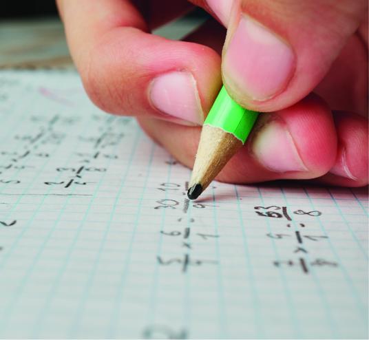 hand pencil math problmems