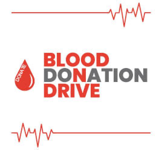 Text reads Blood Drive