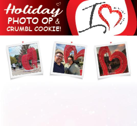 Image of the Heart on the Library's Walkway